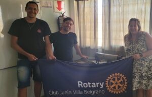 Donación de maquina de coser