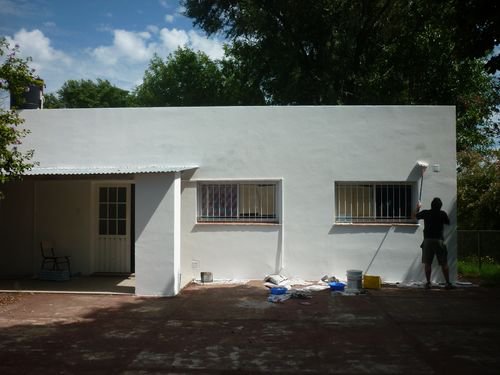 Pintura de un aula del Jardín de Infantes SEIMM Nº7