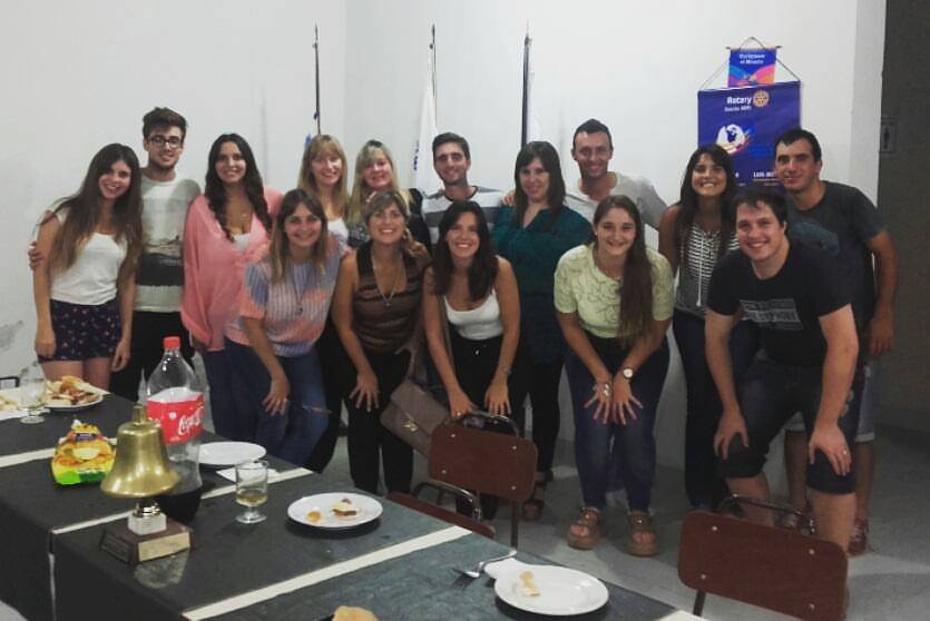 Reunión conjunta de los dos clubes Rotaract de Junín