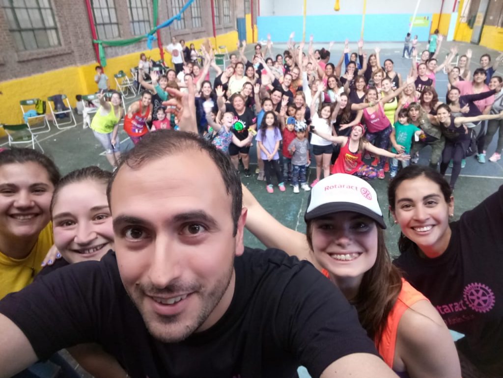 Organizamos una “master class” de zumba